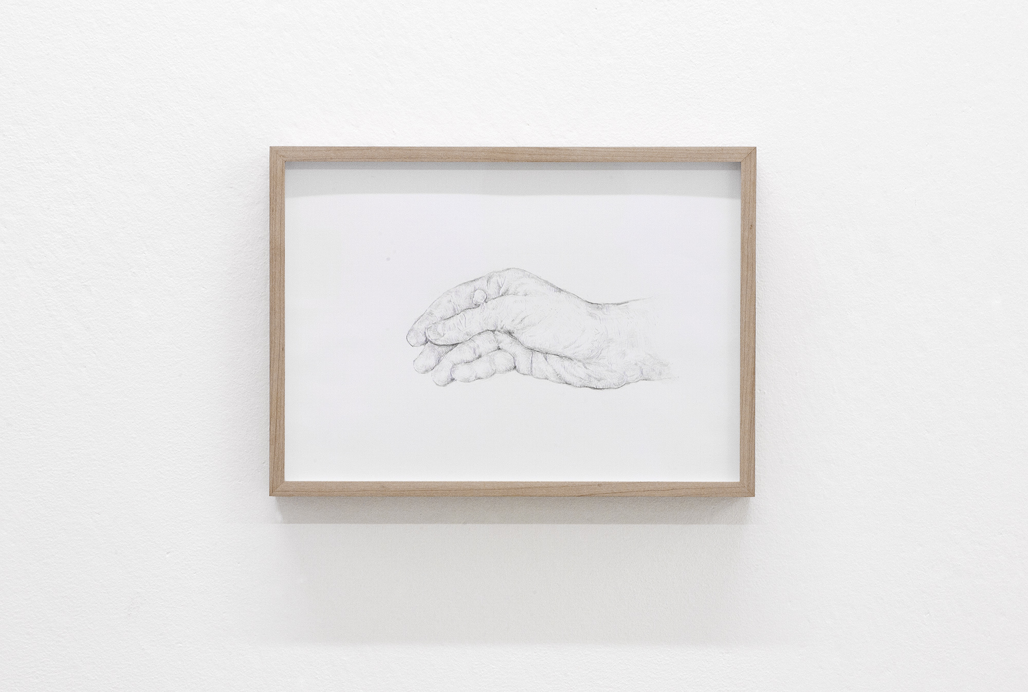 Hand / pencil on paper, drawn by Olli Keränen / 2016